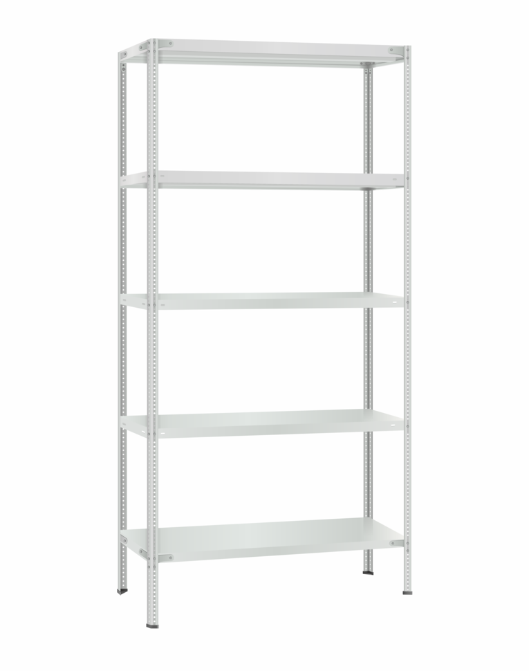 Стеллаж металлический Титан МС-500 2400х1000х300 5 полок Стеллаж металлический Титан МС-500 2400х1000х300 5 полок