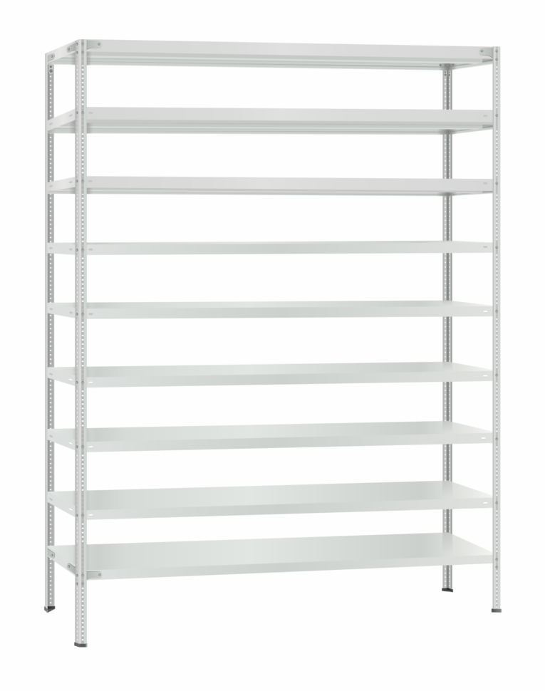 Стеллаж металлический Титан МС-500 3000х1500х400 9 полок Стеллаж металлический Титан МС-500 3000х1500х400 9 полок