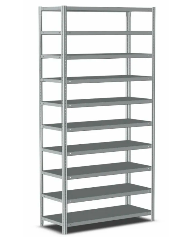Стеллаж металлический Титан МС-500 1200х700х600 10 полок Стеллаж металлический Титан МС-500 1200х700х600 10 полок
