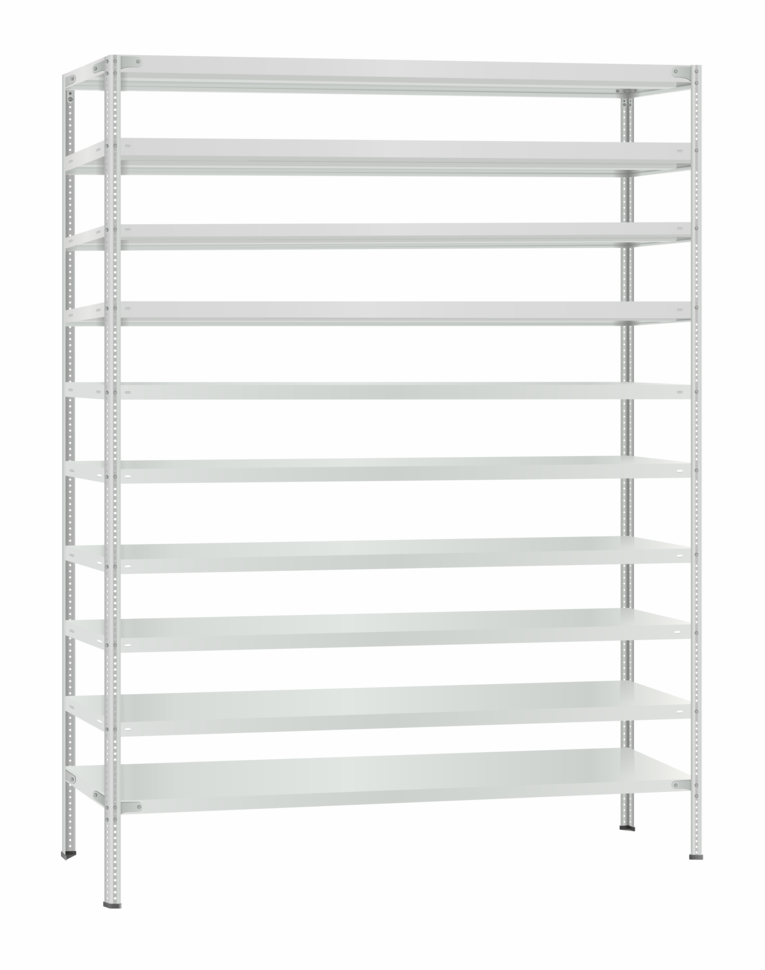 Стеллаж металлический Титан МС-500 3000х1500х500 10 полок Стеллаж металлический Титан МС-500 3000х1500х500 10 полок