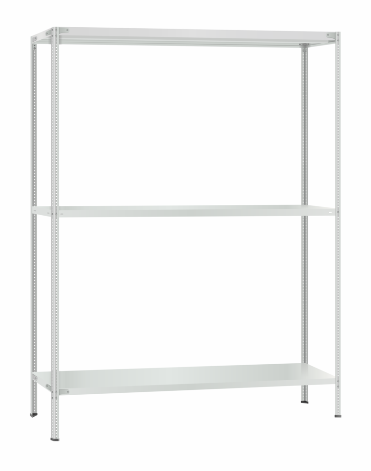 Стеллаж металлический Титан МС-500 2400х1500х300 3 полки Стеллаж металлический Титан МС-500 2400х1500х300 3 полки