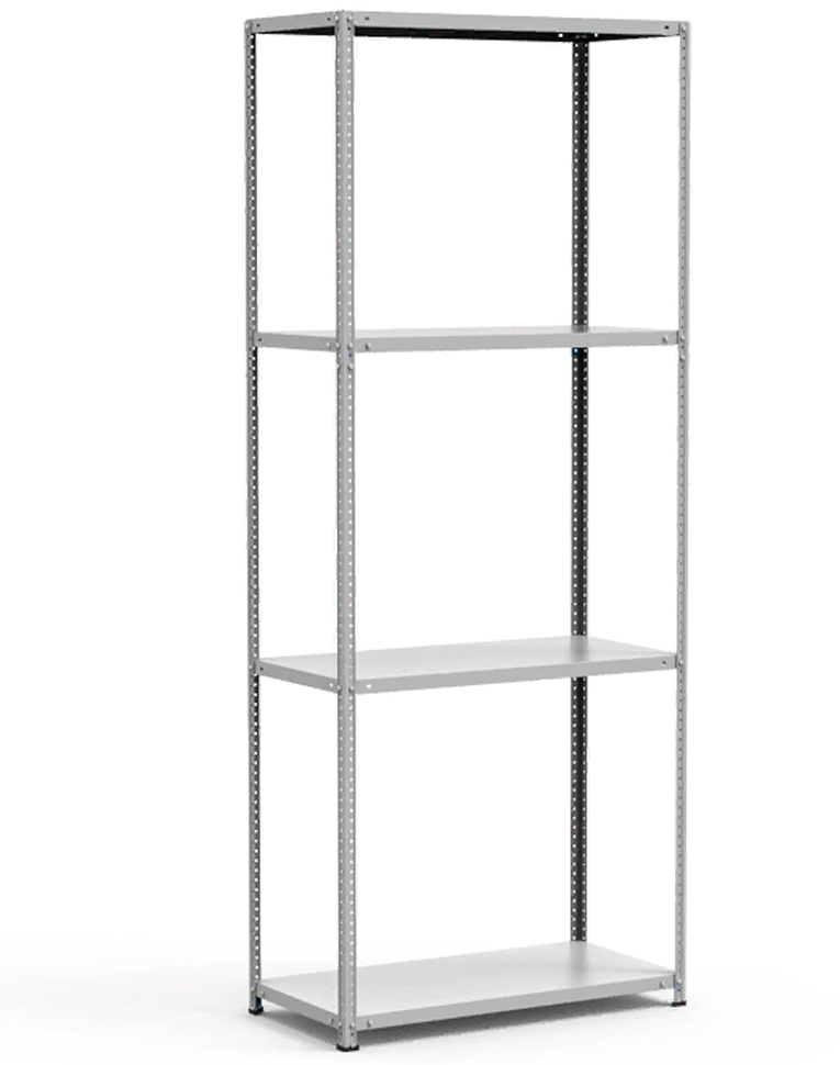 Стеллаж металлический Титан МС-500 2200х700х300 4 полки Стеллаж металлический Титан МС-500 2200х700х300 4 полки